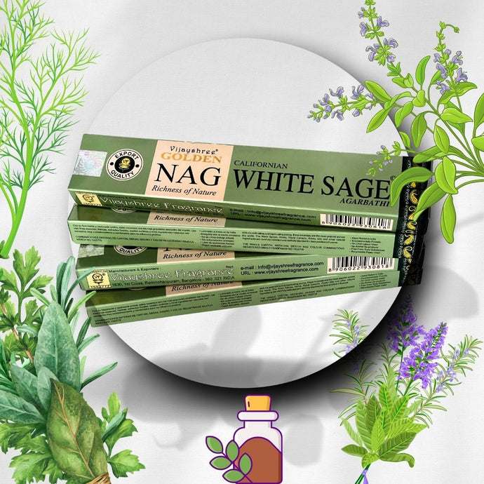 Incienso Nag White Sage de Agarbathi